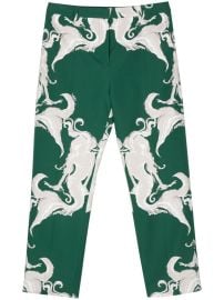 Valentino Garavani Metamorphos Siren Trousers Green at Farfetch