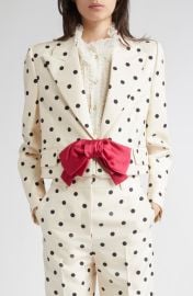 Valentino Garavani Polka Dot Bow Blazer at Nordstrom