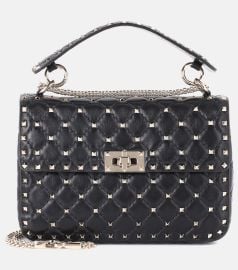 Valentino Garavani Rockstud Spike Medium leather shoulder bag at Mytheresa