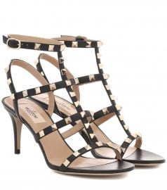 Valentino Garavani Rockstud leather sandals at Mytheresa