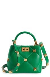 Valentino Garavani Roman Stud Leather Top Handle Bag at Nordstrom