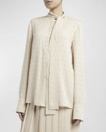 Valentino Garavani Silk Jacquard Toile Iconographe Collection at Neiman Marcus