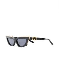 Valentino Garavani V Goldcut I 55MM Cat Eye Sunglasses at Farfetch