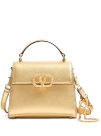 Valentino Garavani Vsling Mini Bag Gold at Farfetch