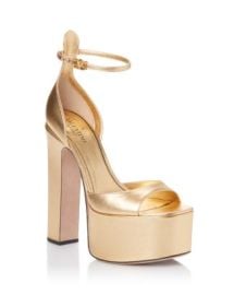 Valentino Garavani Womens Block Heel Platform Sandals Bloomingdales at Bloomingdales