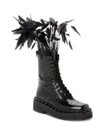 Valentino Garavani Womens Rockstud Platform Combat Boots Bloomingdales at Bloomingdales