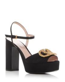 Valentino Garavani Womens VLogo Platform Sandals Bloomingdales at Bloomingdales