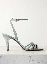 Valentino Garavani ladycrush glossed leather pumps at Net a Porter