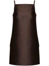 Valentino Garavani square-neck Silk Minidress - at Farfetch