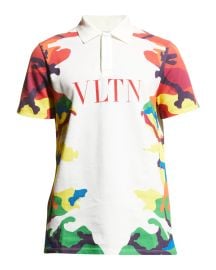 Valentino Mens Multi-Camo Polo Shirt at Neiman Marcus