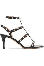 Valentino Rockstud leather sandals at Net A Porter