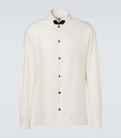 Valentino Silk Shantung Shirt at Mytheresa