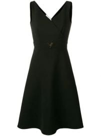 Valentino V Detail Dress - Farfetch at Farfetch