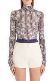 Valentino V-Print Jersey Top   Nordstrom at Nordstrom