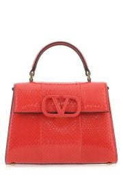 Valentino VLogo Plaque Tote Bag at Cettire