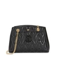 Valentino by Mario Valentino Angelina D Quilted Leather Shoulder Bag on SALE at Saks Off 5th