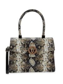 Valentino by Mario Valentino Melanie Python Embossed Leather Satchel at Saks Off 5th