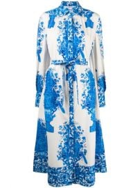 Valentino floral-print Shirt Dress - Farfetch at Farfetch