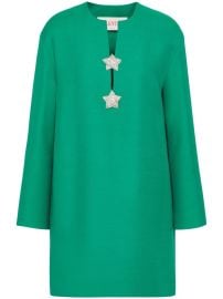 Valentino star-embellished wool-blend Dress - at Farfetch