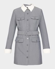 Valerie Belted Mini Shirtdress at Neiman Marcus