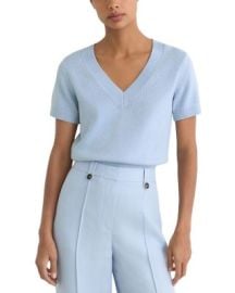 Valerie V Neck Top at Bloomingdales