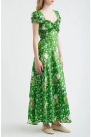 Valerine floral silk satin maxi dress at Nordstrom