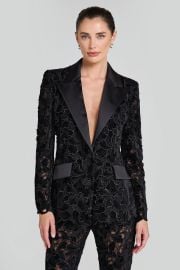Valia Black Blazer NADINE MERABI at Nadine Merabi