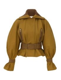 Valiant Drill Aviator Jacket at Zimmermann