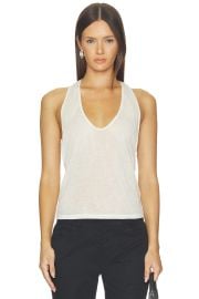 Valley Sheer Racer Tank Top at Revolve