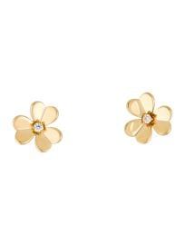 Van Cleef and Arpels Frivole Small Earrings at The Real Real