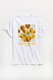 Van Gogh Sunflowers Tee  at Urban Outfitters