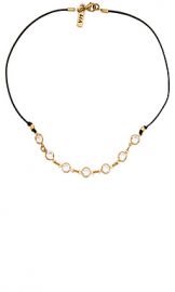 Vanessa Mooney Brooke Choker in Gold from Revolve com at Revolve