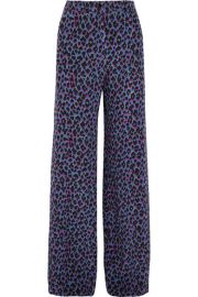 Vanessa Seward Emmanuelle leopard-print silk crepe de chine wide-leg pants at Net A Porter