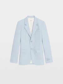 Vanille Sky Blue Tailored Blazer For Women Chic | Zadig&Voltaire at Zadig & Voltaire