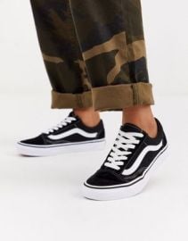 Vans Classic Old Skool black sneakers at ASOS