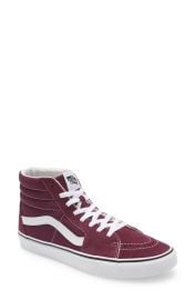 Vans Sk8-Hi Sneaker in Grape Wine/True White  at Nordstrom