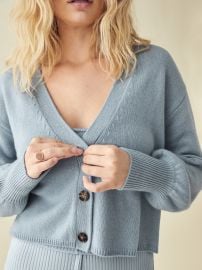 Varenne Cashmere Tank And Cardi Set - Sustainable Sweaters  Reformation at Reformation