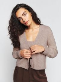 Varenne Cashmere Tank And Cardi Set - Sustainable Sweaters Reformation at Reformation