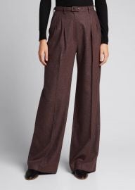 Vargas Belted Wool Pants at Bergdorf Goodman