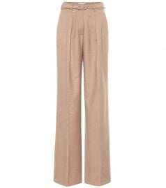 Vargas high-rise wide-leg wool pants at Mytheresa