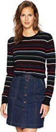 Variety Stripe Cashmere Shirley Sweater at Amazon