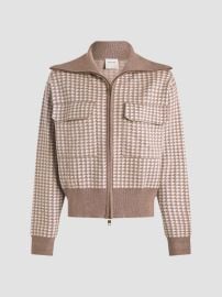 Varley Ablett Houndstooth Jacquard Jacket | Saks Fifth Avenue at Saks Fifth Avenue