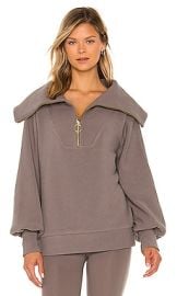Varley Vine Pullover In Deep Charcoal at Revolve
