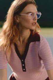 Varley Wren Short-Sleeve Knit Polo Pullover at Anthropologie