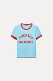 Varsity Flame Tee at Zara