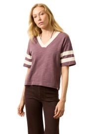Varsity Stripe Organic Cotton T Shirt in Flint Varsity at Nordstrom