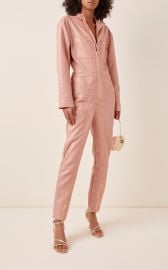 Vegan Leather Jumpsuit at Moda Operandi