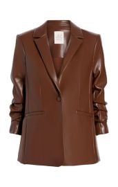 Vegan Leather Kylie Blazer curated on LTK at Cinq a Sept