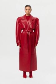 Vegan Leather Trench Coat Naked Wardrobe at Naked Wardrobe