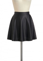 Vegan leather skirt at Modcloth